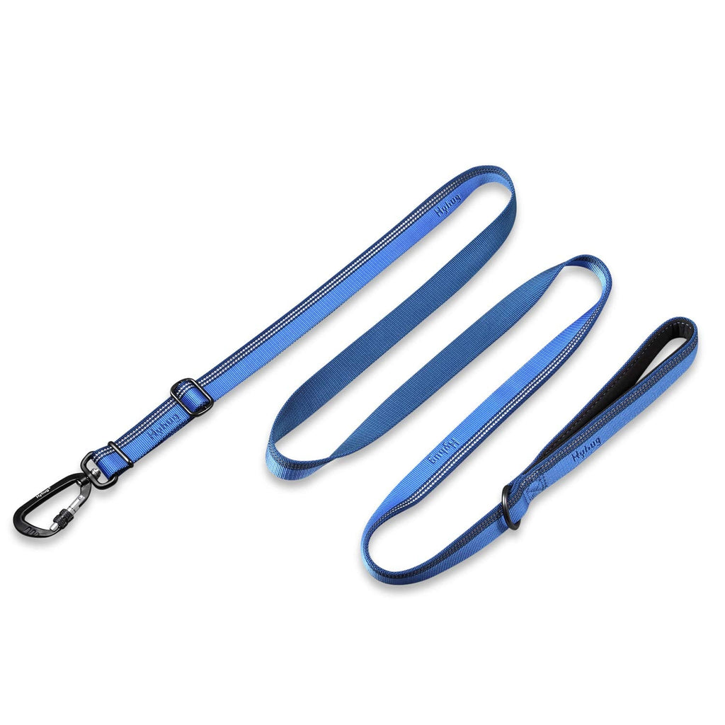 Hyhug 2021 Strong 3M Reflective Nylon Dog Leash, Comfortable Dog Belt Handle, Adjustable Length, Stylish, Wear-Resistant, Night Walks Safe (1800cm, Marina Blue) 1800cm - PawsPlanet Australia