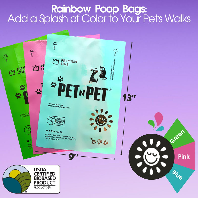 Dog Poop Bags with Scent, 720 Counts, Dog Poop Bags for All Breeds - USDA Certified 38% Bio-Based Poop Bags for Dogs, Leak-Proof Poop Bags for Dogs, Strong Dog Poop Bags Rolls Lavender Scented 720 Pieces (Pack of 1) - PawsPlanet Australia