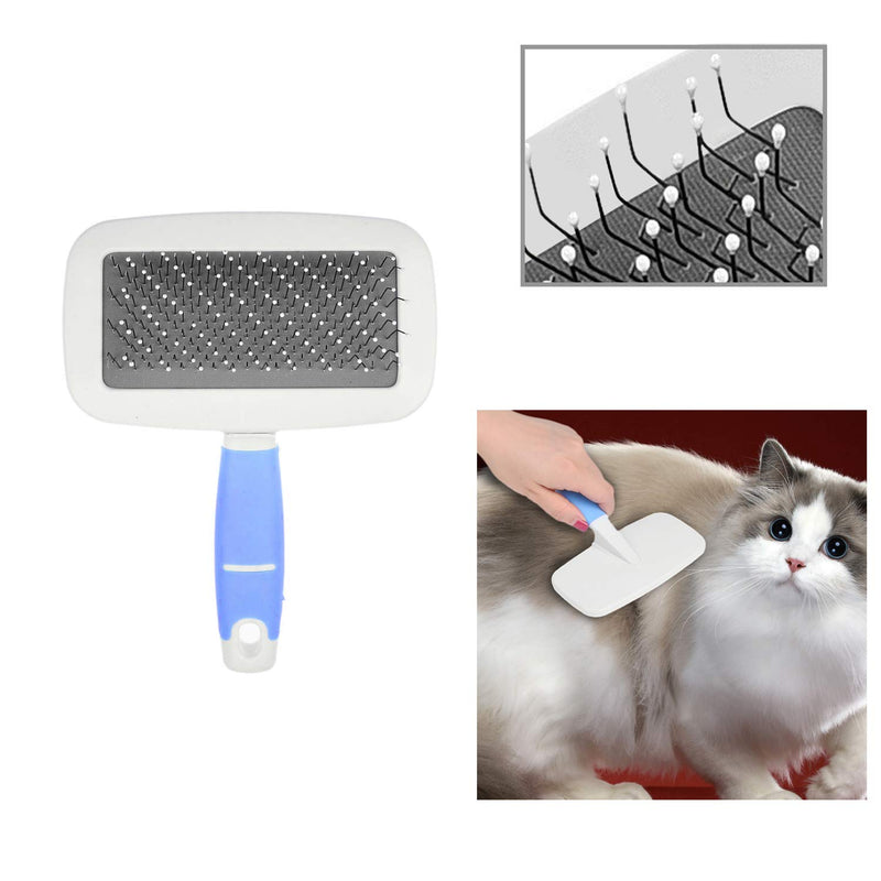 Eco-Fused Brush Kit for Cats - 1x Cat Self Groomer, 1x Blue Slicker Brush, 1 Pet Grooming Glove (Right Hand) - Long and Short Fur - DIY Grooming Tools for Pets - Pet Mitt, Wide Comb and Corner Groomer - PawsPlanet Australia
