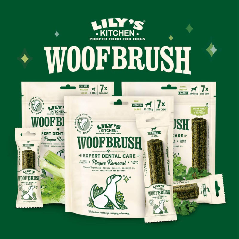 Lily's Kitchen Woofbrush Dental Chew Medium, 196g 7 - PawsPlanet Australia