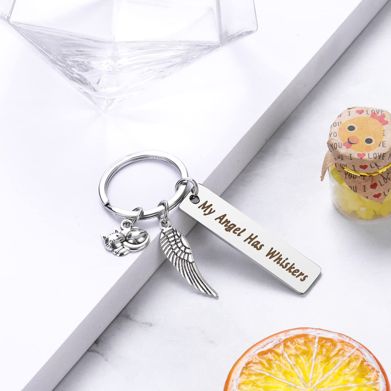 Cobee Cat Memorial Gift Keychain, Loss of Pet Key Chain Pet Loss Sympathy Gifts for Cat Pet Lover Women Men - PawsPlanet Australia
