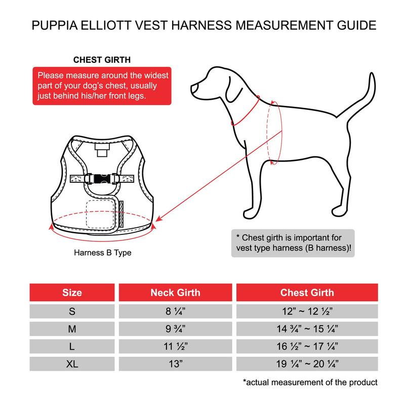 [Australia] - Puppia Elliott Vest Harness B Medium Wine 