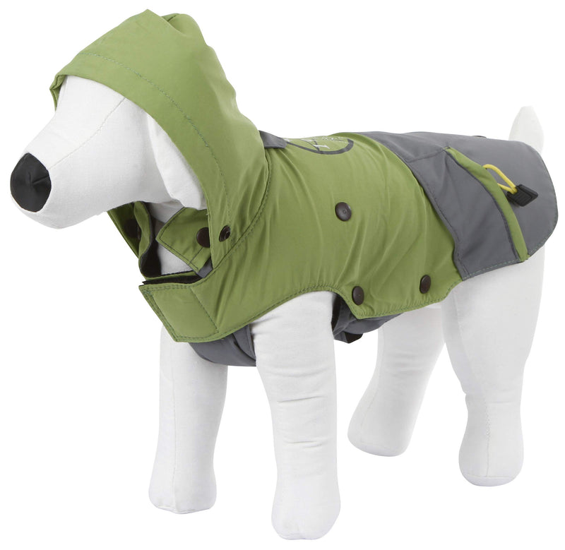 Kerbl Outdoor Dog Coat Vancouver, 35 cm, Green/ Grey - PawsPlanet Australia