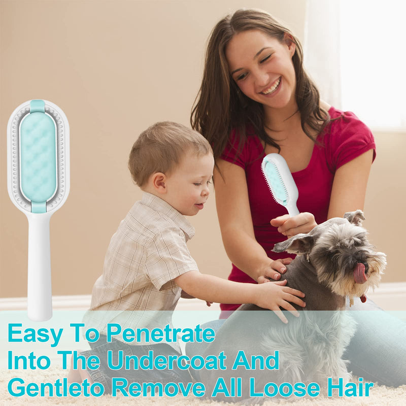 Pet hair removal comb with water tank, cat brush with water tank, dog brush short hair, cat hair brush, cat brush, cat brush, pet hair brush for dogs and cats - PawsPlanet Australia