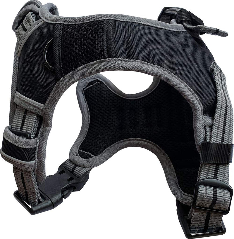 Dog & Co Sports Harness, Padded and Reflective, Black Extra Large - PawsPlanet Australia