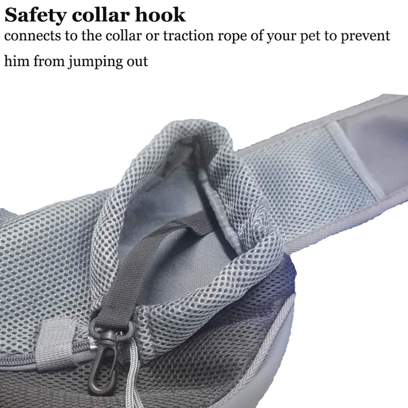 IFELISS Hands Free Puppy Carrier for Small Dogs, Breathable Mesh Travel Safe Puppy Sling, Dog Purse with Adjustable Shoulder Strap, Dog Sling for Small Dogs Cats Below 14lb - PawsPlanet Australia