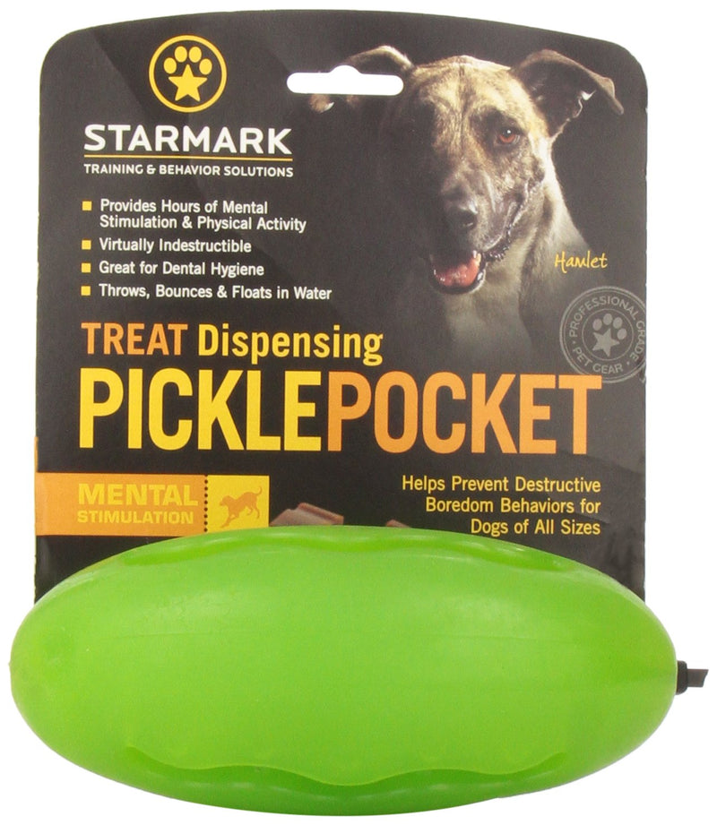 [Australia] - Starmark Treat Dispensing Pickle Pocket for Dogs 