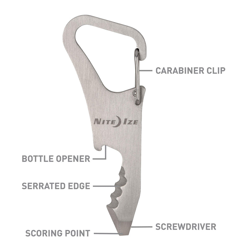 Nite Ize DoohicKey ClipKey Key Tool DoohicKey ClipKey Key Tool - Steel, N/A - PawsPlanet Australia