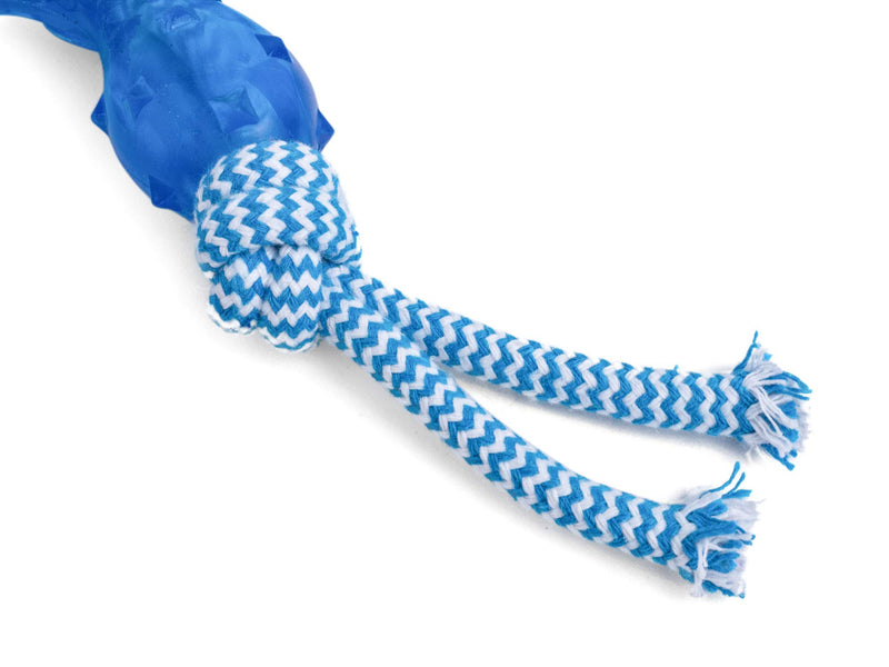 Petface (Little Petface) Tripod Puppy Dog Chew Toy, Blue Tripod Chew - PawsPlanet Australia