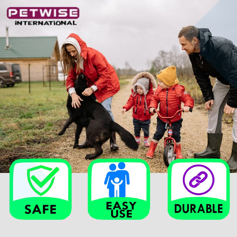 Petwise International - Double Leash for Dogs Black - PawsPlanet Australia