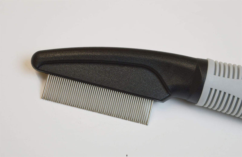 Smart Choice Flea and Dust Grooming Comb, Grey/Black, 0.06 kg - PawsPlanet Australia