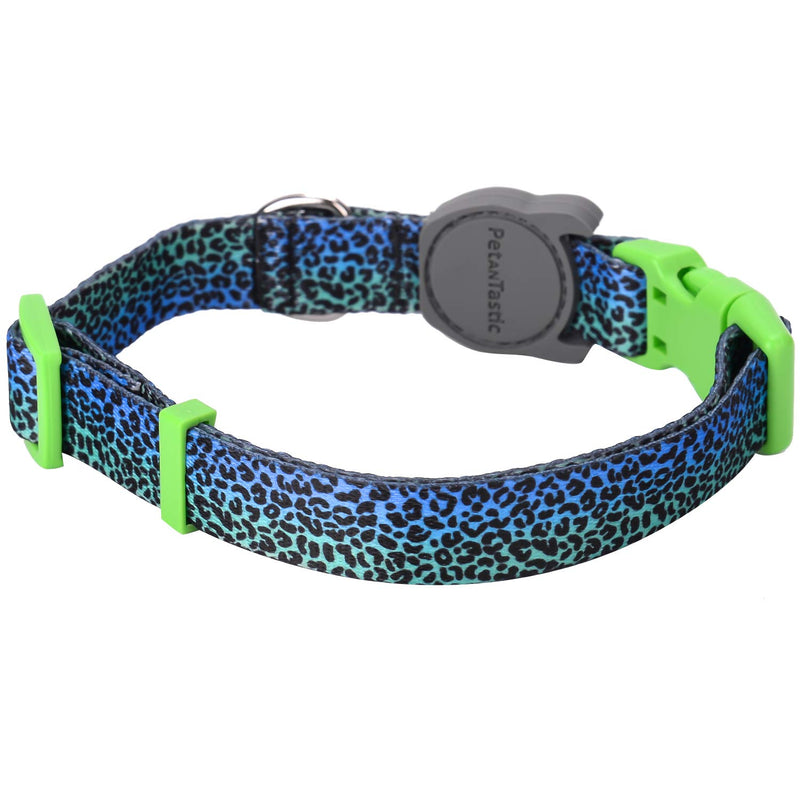 [Australia] - PetANTastic Best Adjustable Dog Collar Durable Soft & Heavy Duty with Wild Leopard Dots Design, Outdoor & Indoor use Comfort Dog Collar for Girls, Boys, Puppy, Adults Exotic Small 