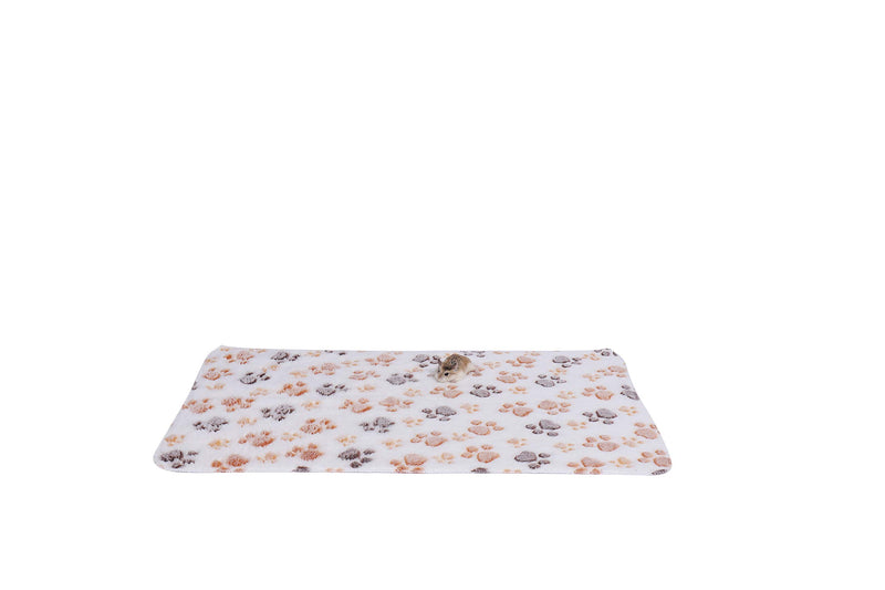 [Australia] - Spring Fever Hamster Guinea Pig Rabbit Dog Cat Chinchilla Hedgehog Small Animal Soft Warm Pet Fleece Blanket Cover Mat Hideout Cage Accessorie S (16*24") Beige 