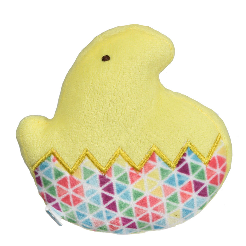 Peeps for Pets Chick 5 Inch Flattie Plush Dog Toy, Small Purple Stuffingless Dog Toys for All Pets Soft Fabric Flat Dog Toy from Peeps Yellow - PawsPlanet Australia