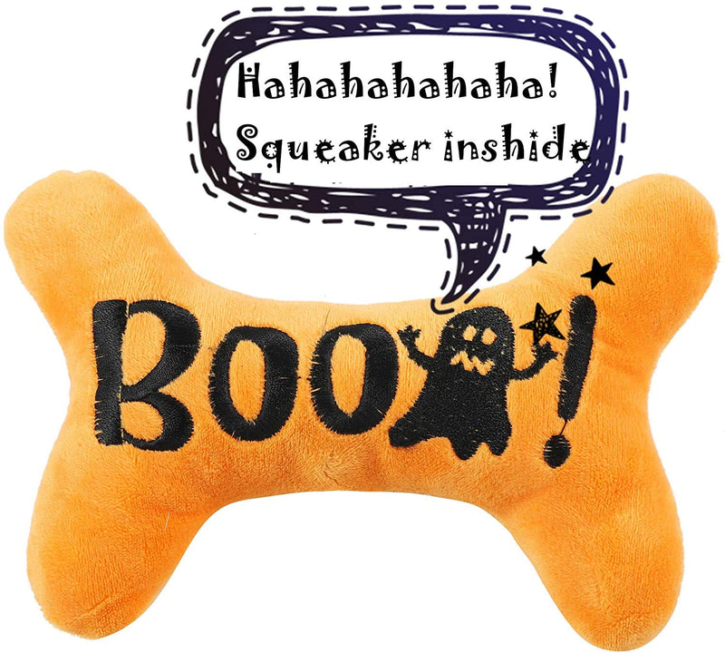 Pawskido Halloween Dog Toys Bundle,Soft Squeaky Dogs Toys for Boredom - PawsPlanet Australia