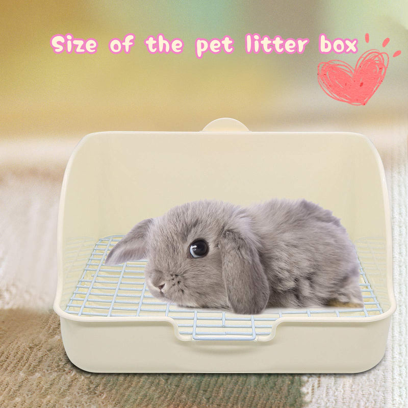 [Australia] - BWOGUE Rabbit Litter Box Toilet,Potty Trainer Corner Litter Bedding Box Pet Pan for Adult Guinea Pigs, Rabbits, Hamster, Chinchilla, Ferret, Galesaur, Small Animals Cage Toilet 