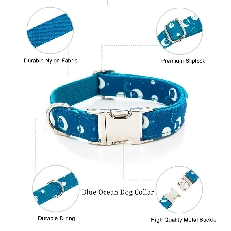 Dog Collar with Bow, Boy Girl Dog Bow Tie Collar for Puppy Small Medium Large Dogs, Soft & Comfortable Blue Elephant Collars, Cute Adjustable Bow Tie Collar for Dogs Cats XS - PawsPlanet Australia