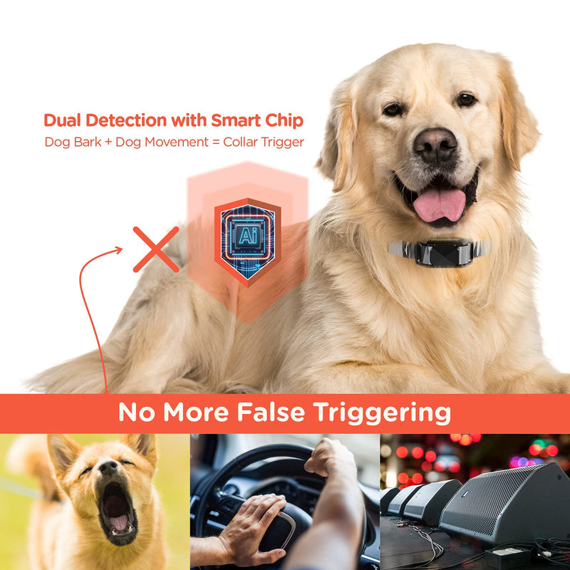 FunniPets Dog Bark Collar, Upgraded Safe Anti Barking Collar with Beep, Vibration, Shock, Rechargeable and Waterproof No Bark Collar for Small Medium Large Dogs - PawsPlanet Australia