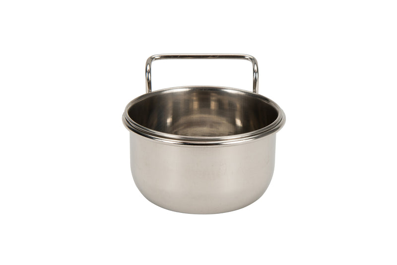 Aimé Stainless Steel Hanging Bowl for Small Animal, 9.5 cm, 0.1401 kg - PawsPlanet Australia