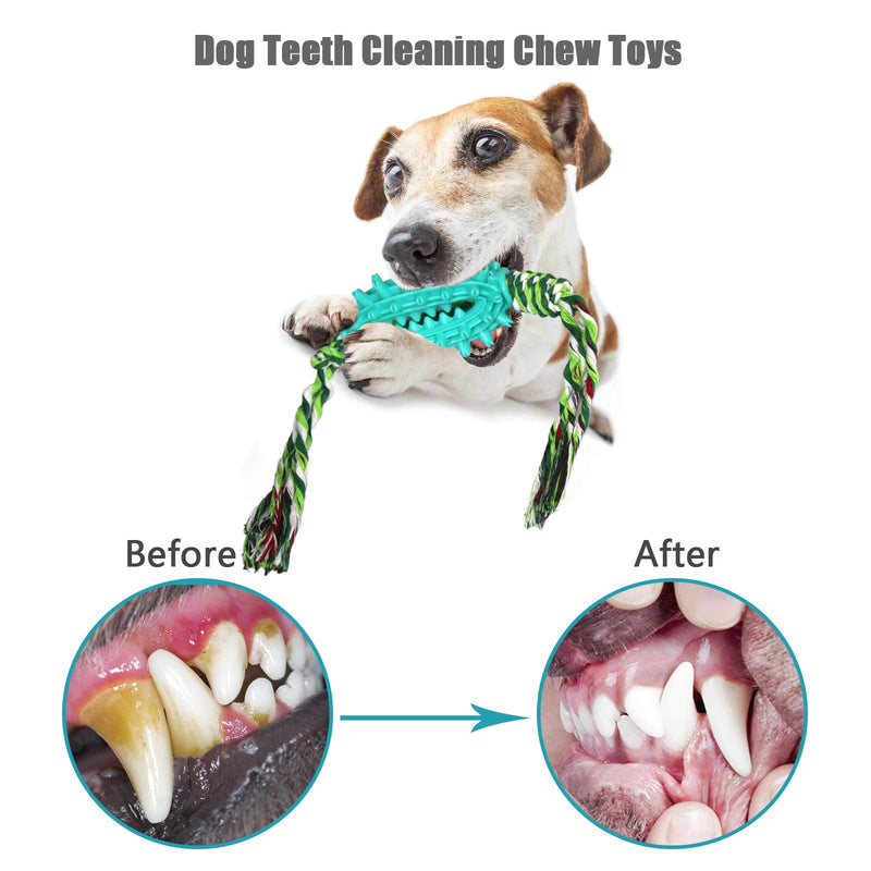 Barley Ears Dog Chew Toy Dog Toothbrush Stick Natural Rubber Teeth Cleaning Toy with Chewing Rope, Toothbrush Chew Stick for Small Medium Large Pet Dogs……… Chew Ball - PawsPlanet Australia
