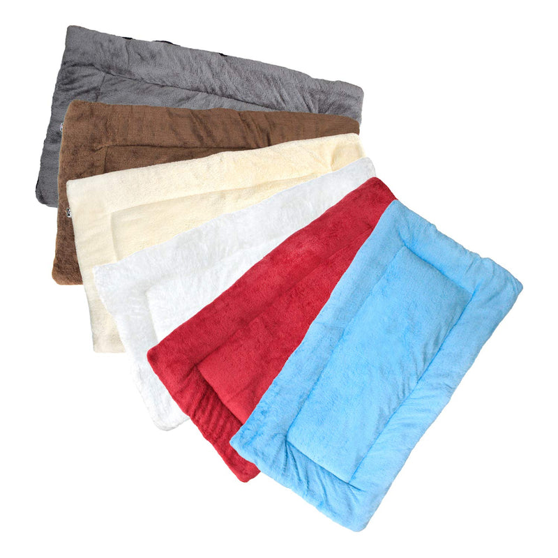 Downtown Pet Supply Comfort Pet Dog Crate Mat and Nap Pad, X-Small-Brown/Oatmeal Brown/Oatmeal - PawsPlanet Australia