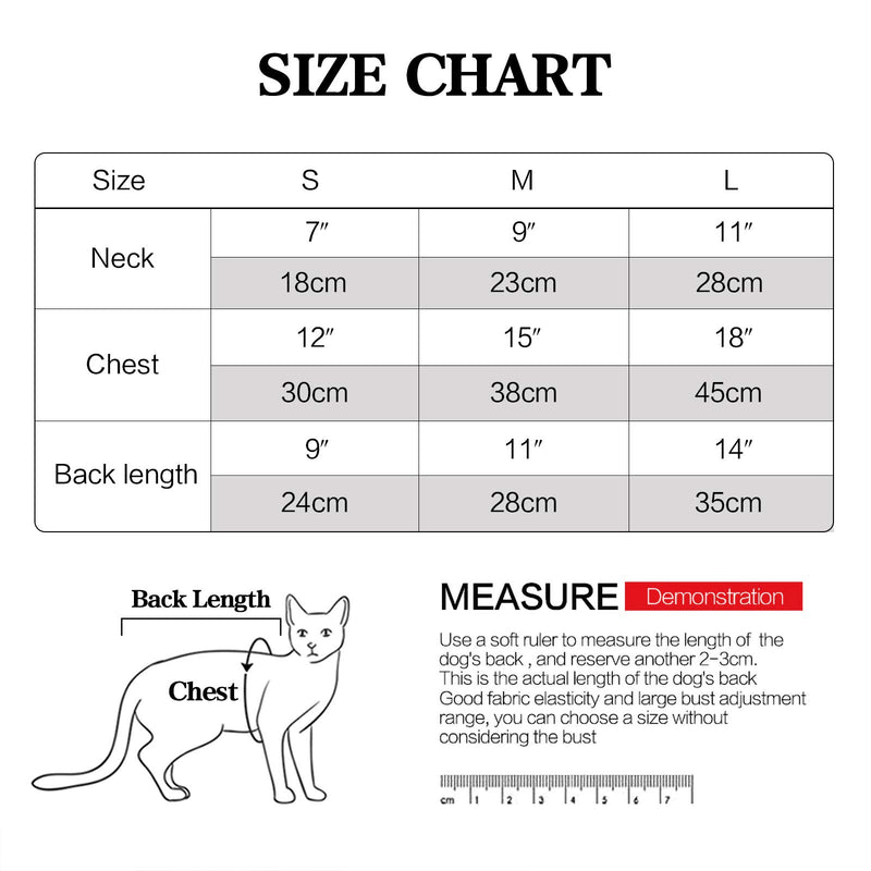 HEYWEAN Cat Anxiety Jacket Calming Solution Vest for Fireworks, Travel, Thunder Anxiety Relief Shirt for Cats Anxiety Calming Wrap (Medium, Grey) M - PawsPlanet Australia