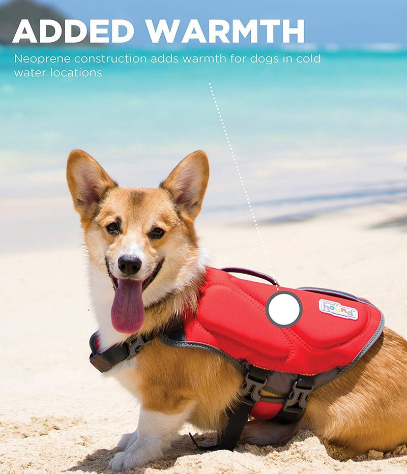 Outward Hound Dog Life Jacket Dawson (Warmth) XS Red - PawsPlanet Australia