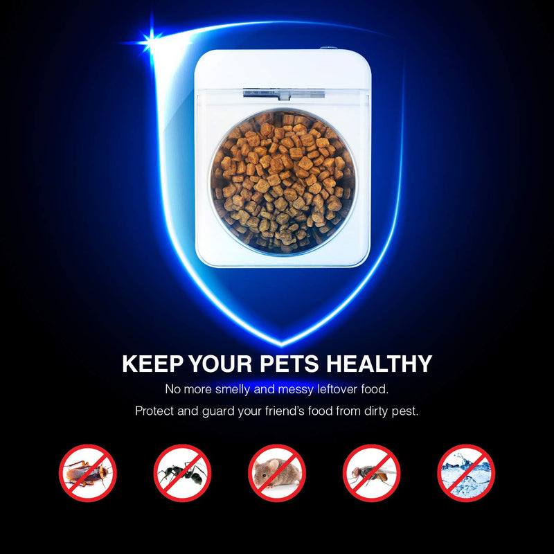 No Plan B for Earth Cats and Dogs Feeder. Automatic opening and closing to avoid bad smell, pests, moisture food. - PawsPlanet Australia