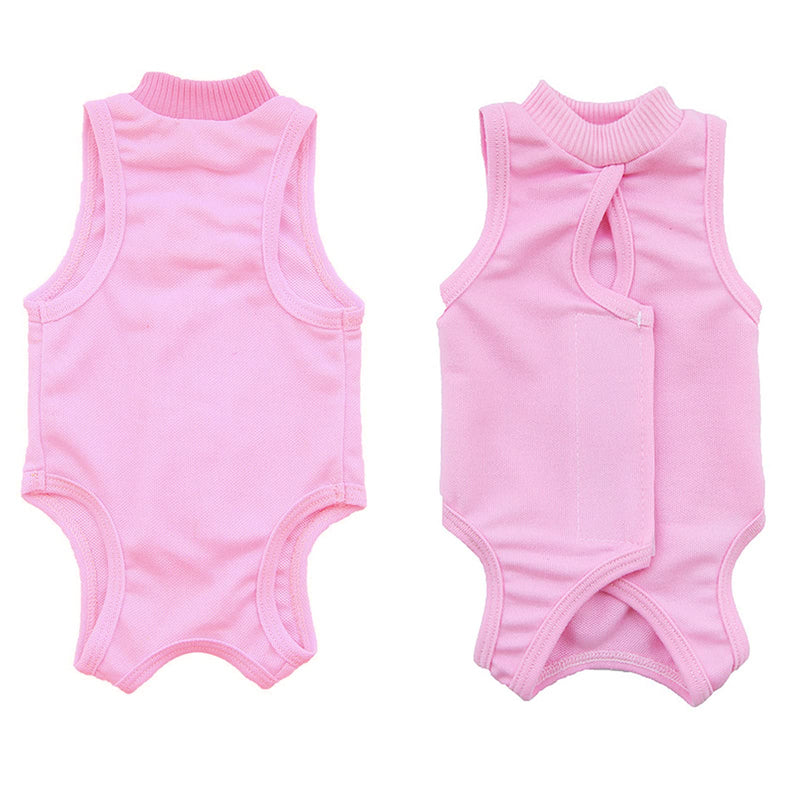Fayemint Recovery Suit Cat, Pet Protective Clothing, Recovery Suit Cat Pink, for Surgery, Treatment, Weaning and Castration of Skin Diseases in Pets (M, Pink) - PawsPlanet Australia