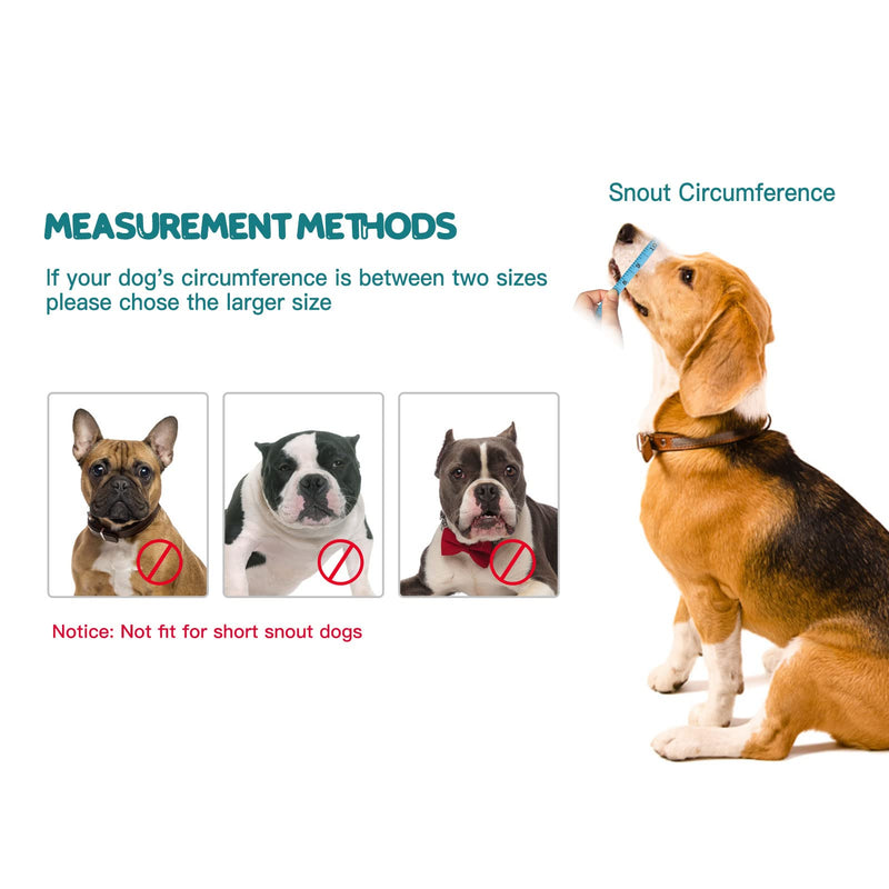 Dog Muzzle Anti Biting Barking and Chewing, with Comfortable Mesh Soft Fabric and Adjustable Strap, Suitable for Small, Medium and Large Dogs (L) L - PawsPlanet Australia