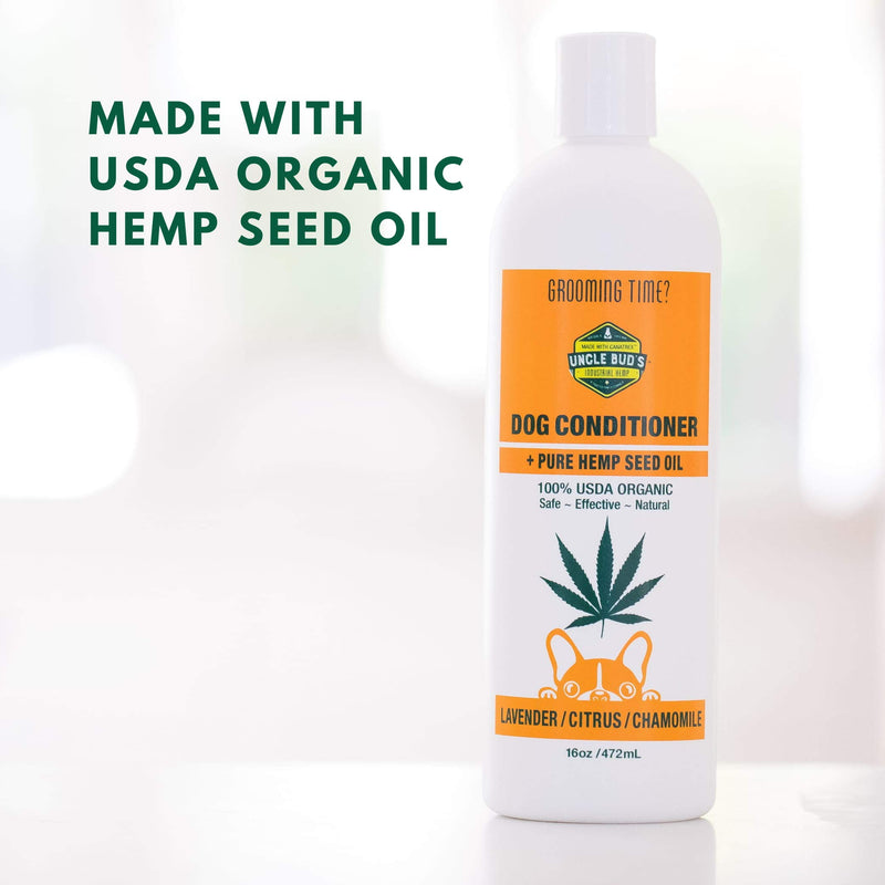 [Australia] - Hemp Dog Shampoo & Conditioner Value Pack SOOTHES and MOISTURIZES Dry Skin PARABEN Free, SULFATE Free, GMO Free … 