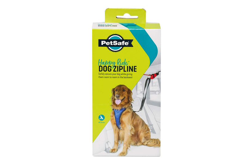 [Australia] - PetSafe Happy Ride Dog Zipline - Back Seat Leash, Great for Travel 