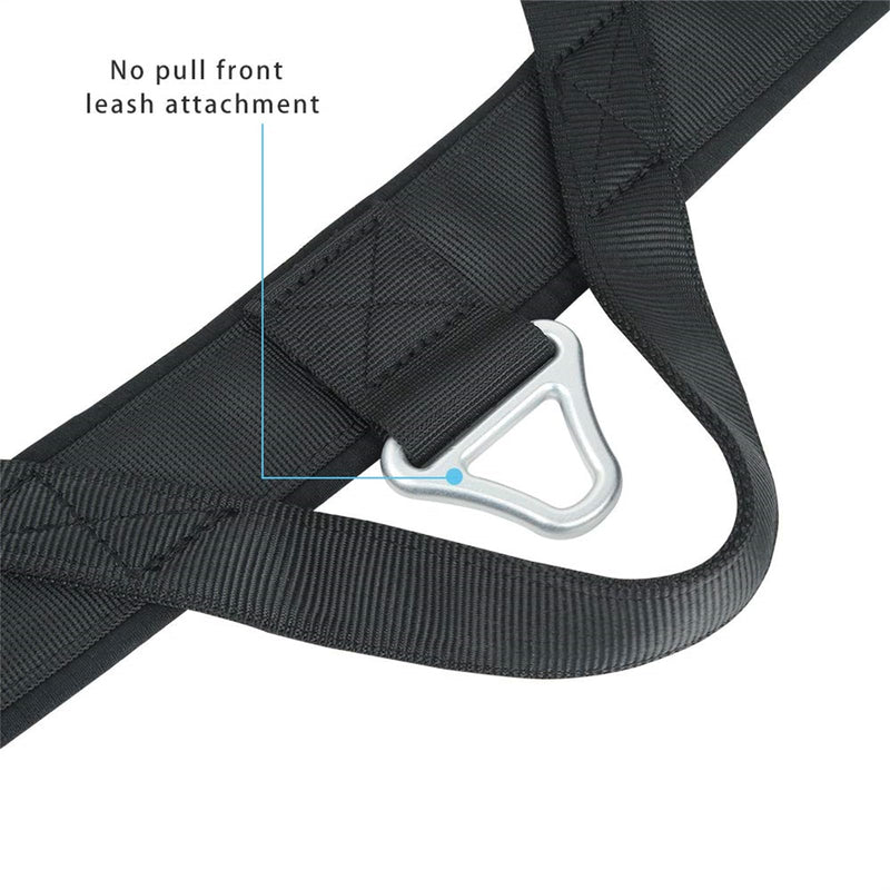 EXCELLENT ELITE SPANKER Tactical Dog Harness Vest Adjustable Nylon Pet Dog Harness for Small Medium Large Dogs (Black-XS) XS Black - PawsPlanet Australia
