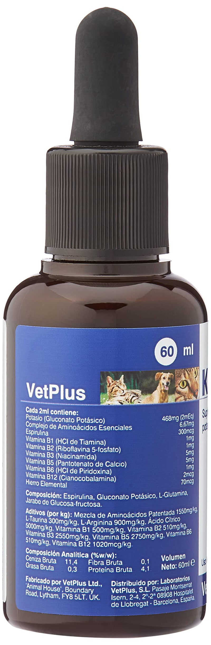 VetPlus Kaminox - A Highly Palatable Liquid Nutritional Support For Cats, 60Mls - PawsPlanet Australia