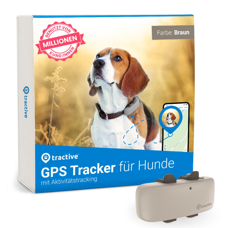 Tractive GPS Tracker for Dogs | Recommended by Martin Rütter | Worldwide live tracking | Runaway alarm | Health Alerts & Activity Tracking | Multiple test winner single - PawsPlanet Australia