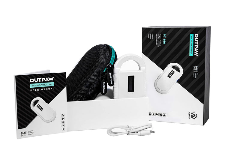 OUTPAW animal chip reader chip reader for animals RFID chip microchip animals ISO transponder for animal identification - PawsPlanet Australia