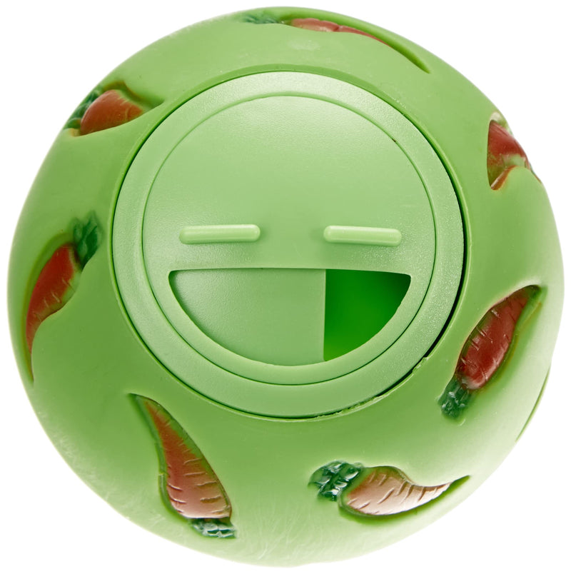 Nobby snack ball rodent, 7.5 cm, green, plastic - PawsPlanet Australia
