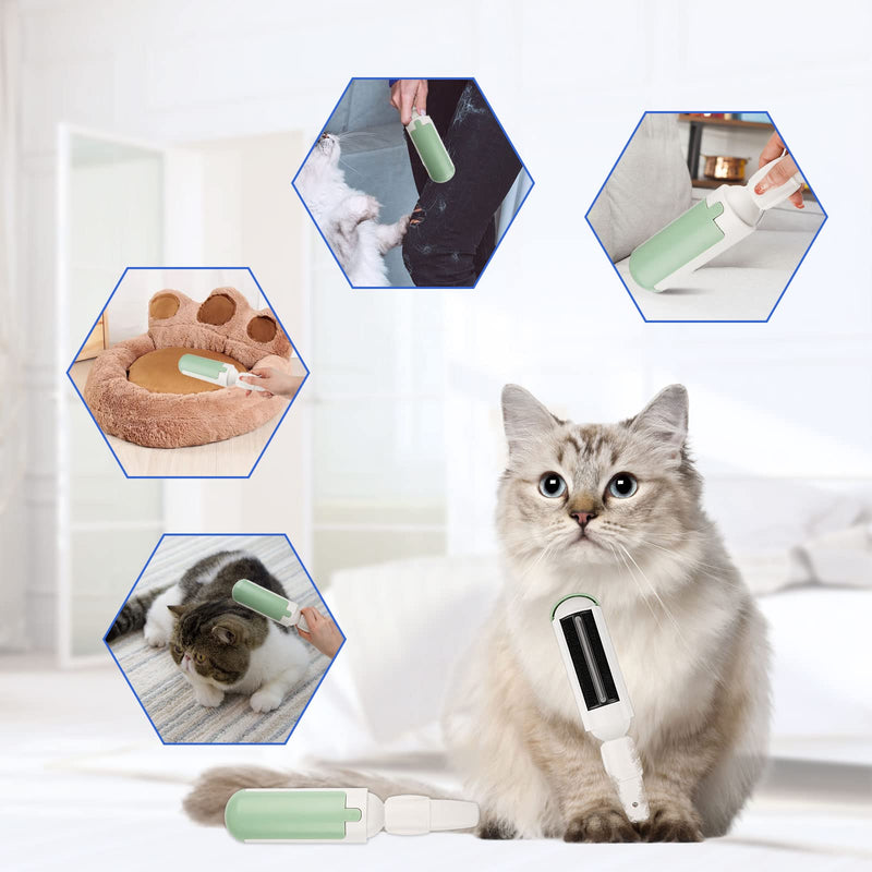 Lint rollers for pet hair, reusable lint roller, pet hair remover, pet hair roller, self-cleaning for clothes, sofa, bed and furniture, cat hair, dog hair removal, lint brush blue - PawsPlanet Australia