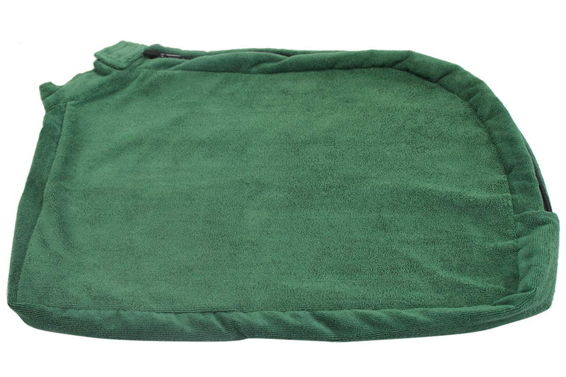 Morezi Dog Bathrobe Towel, Dry Fast Dog Bag, Microfibre Fast Drying Super Absorbent Pet Dog Cat Bath Robe Towel - Green - Medium Medium (82x62cm) - PawsPlanet Australia