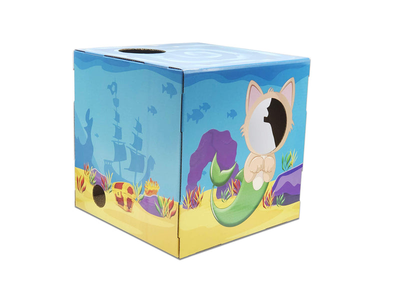 [Australia] - DoyenCat FunBox with Scratching Board Ocean 