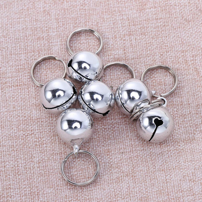 POPETPOP 5pcs Dog Cat Bells Dog Charm Bells with Key Rings Save Birds Wildlife for Collars Necklace Pendant Accessories - PawsPlanet Australia