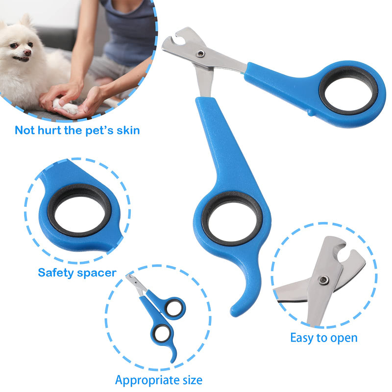Cunhill 5 Pieces Rabbit Grooming Kit Include Pet Nail Clipper Pet Teething Toy Pet Comb Pet Grooming Glove Pet Shampoo Brush Deshedding Pet Grooming Tools for Long Short Haired Pets Washing Bathing - PawsPlanet Australia