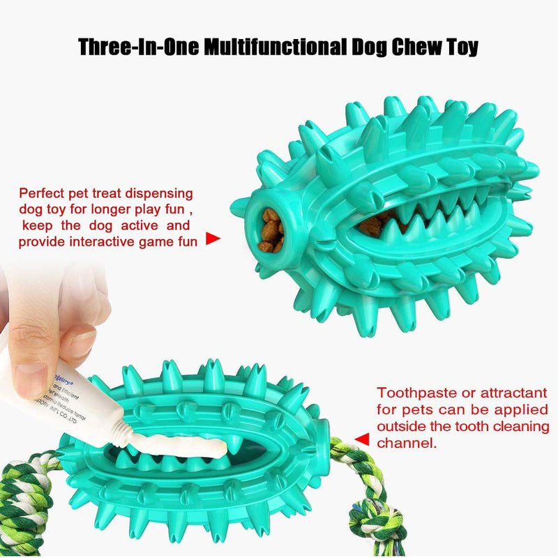 Barley Ears Dog Chew Toy Dog Toothbrush Stick Natural Rubber Teeth Cleaning Toy with Chewing Rope, Toothbrush Chew Stick for Small Medium Large Pet Dogs……… Chew Ball - PawsPlanet Australia