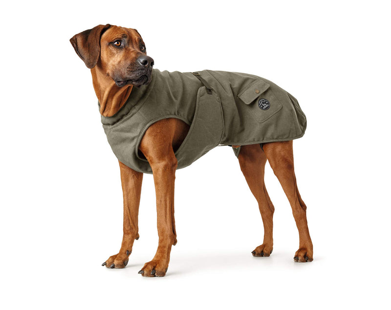 HUNTER Dog coat Uppsala Trend, 25 khaki 3XS - PawsPlanet Australia