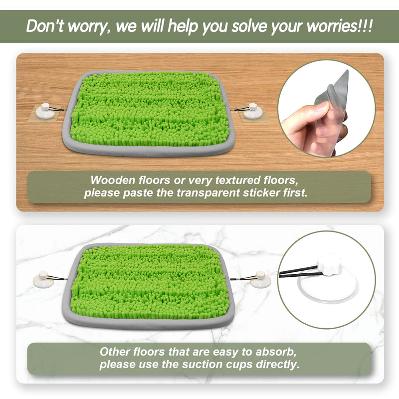 Snuffle Mat for Dogs Treat Dispenser,Dog Puzzle Toys Interactive Game,Sniff Foraging Mats for Pet Relieve Stress and Boredom,Machine Washable,Non-slip,Durable(21''x 16''? (Green) Green - PawsPlanet Australia