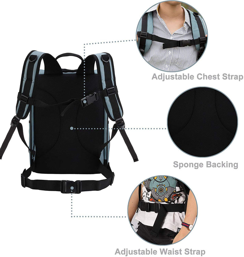apollo walker pet backpacks pet carrier bag for 2-12kg dogs and cats soft, foldable blue - PawsPlanet Australia
