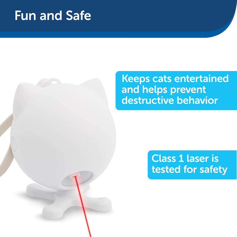 [Australia] - PetSafe Dancing Dot - Interactive Cat Laser Toy - 2 Play Modes - Works Great on Elevated Surfaces 