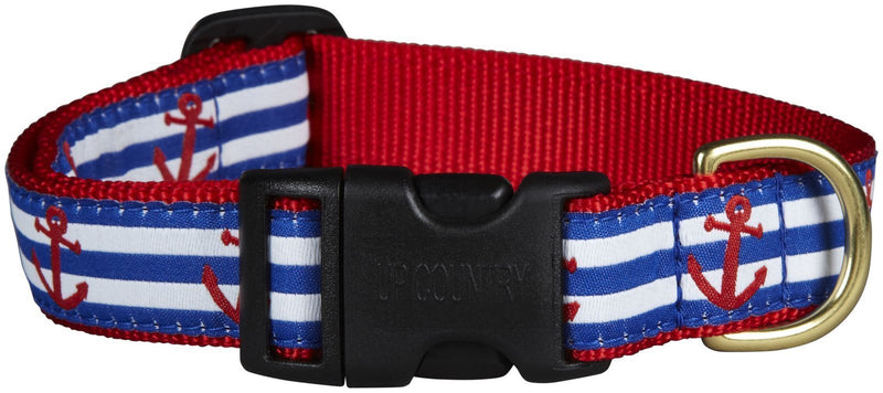 [Australia] - Up Country C/L & Anchors Aweigh Dog Collar Width 1 " Medium 