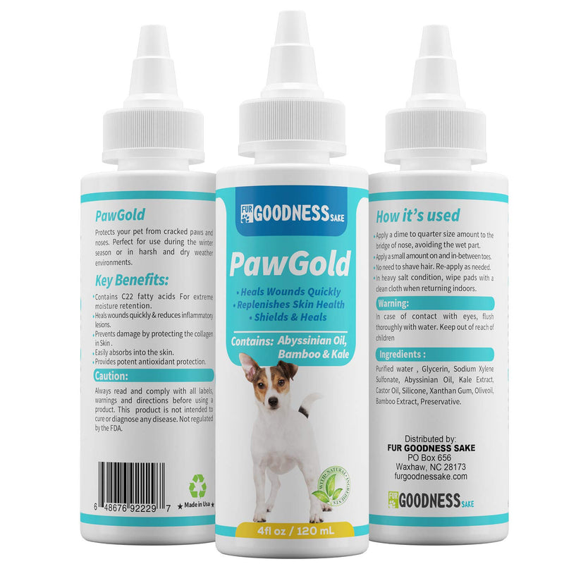 [Australia] - All Natural Dog Paw Balm, Paw and Nose Balm for Dogs That Heals 3X Faster Than Creams, Paw Soother Serum for Rapid Healing of Dry Cracked Noses and Paws, Perfect for Heat and Snow + Ice Protection 