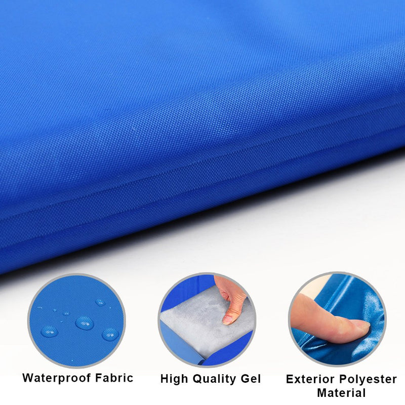 Zellar Dog Cooling Mat Pet Cool Pad Dogs Bed, Medium Non-Toxic Gel Self Cooling Pad Crates Kennels and Beds for Pets Dogs Cat in Hot Summer 40*50 cm - PawsPlanet Australia